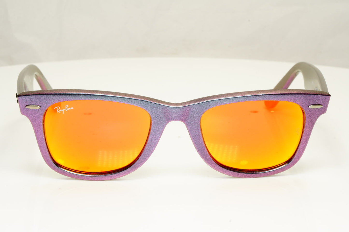 Authentic Ray-Ban Wayfarer Cosmo Mars Mirror Rare Sunglasses RB 2140 6111/69
