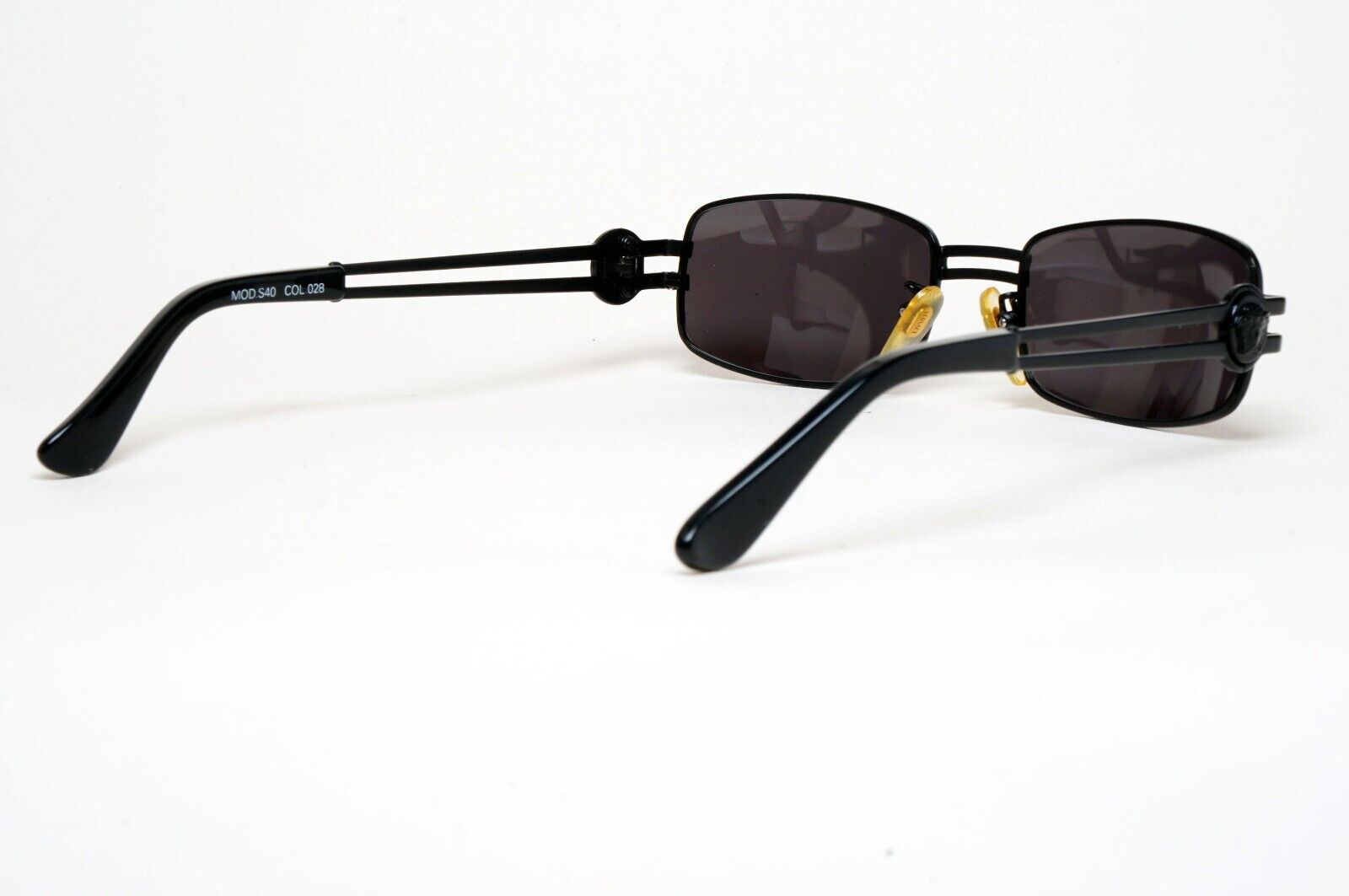 Gianni Versace Sunglasses 1996 Vintage Black Medusa MOD S40 COL 028 100225