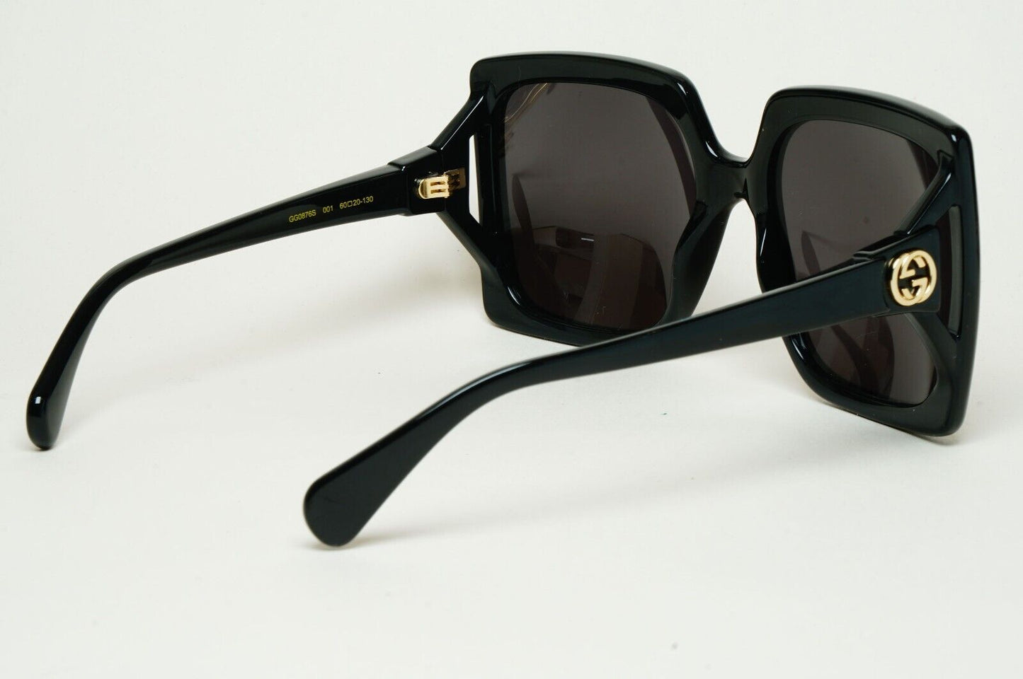 Gucci Sunglasses 2021 Black Oversized Square Large GG0876S 001 60mm 280125