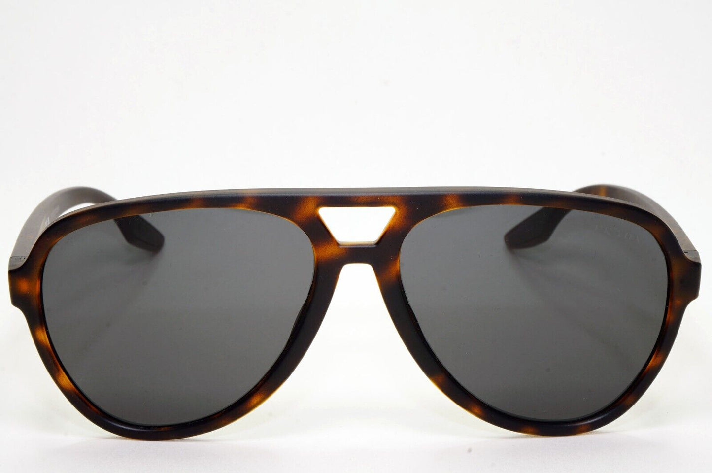 Prada Sunglasses Brown Tortoise Matte Black Pilot Large PS06WS SPS 06W 581-06F