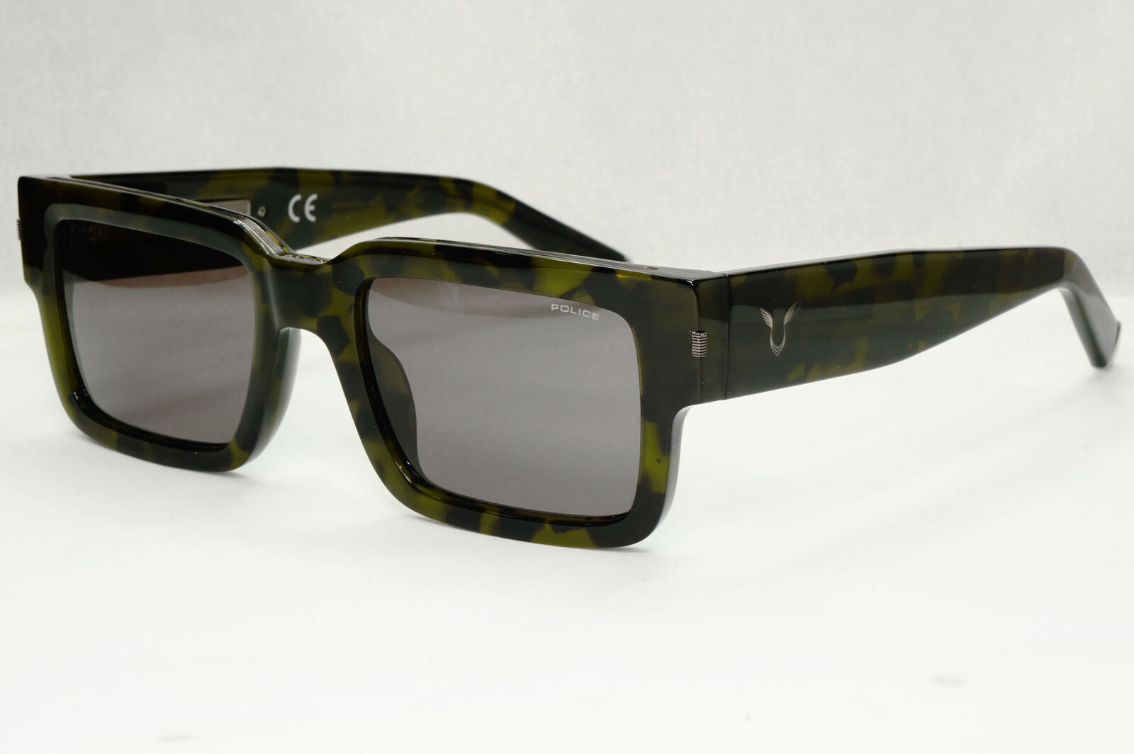 Police x Lewis Hamilton Sunglasses F1 Grey Green Camo SPL E14 Lewis 32 COL 092I