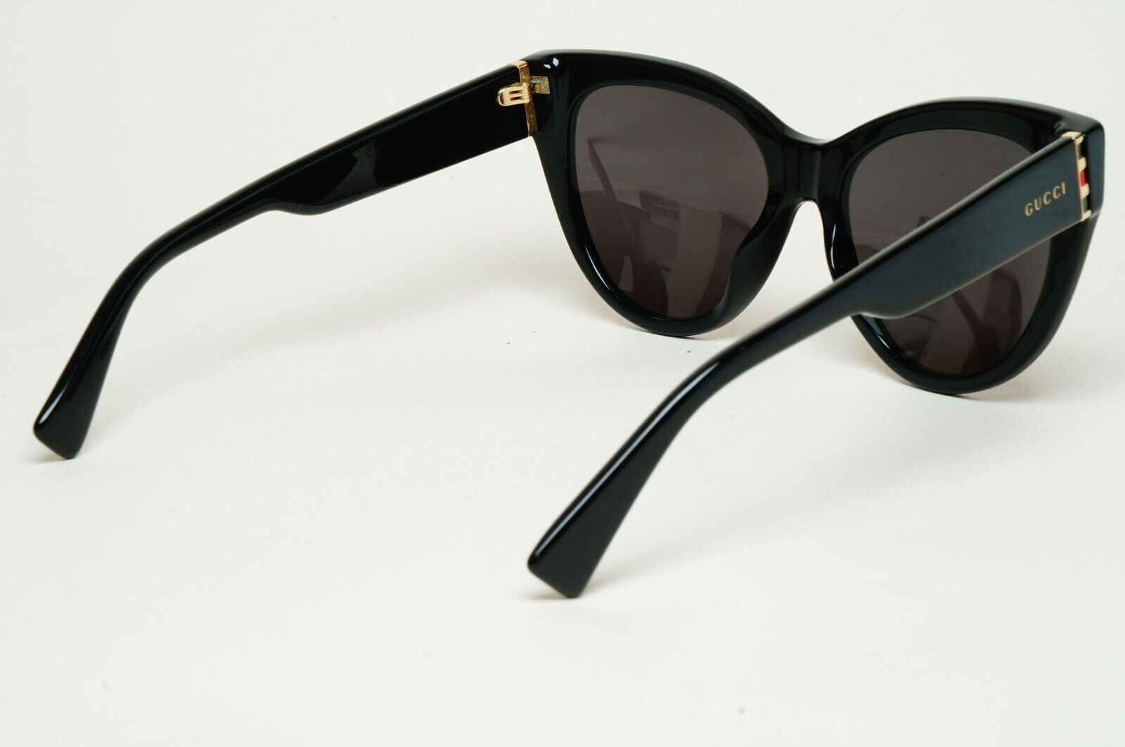 Gucci Sunglasses 2019 Black Cat Eye Square Glossy GG0460S 001 53mm 100225