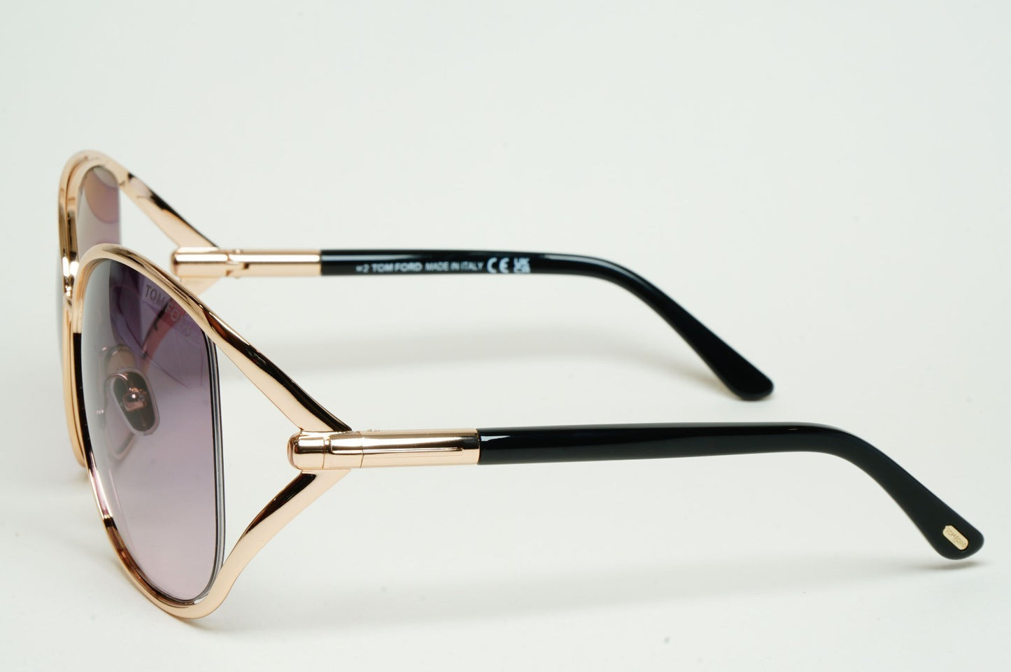 Tom Ford Sunglasses Marta Gold Black Grey Gradient FT1091 TF 1091 28B 62mm