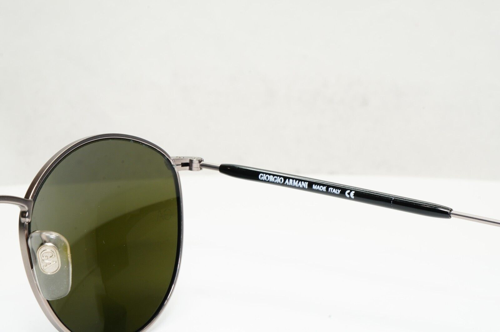 Giorgio Armani 1997 Vintage Sunglasses Blue Mirror Glass Silver 627 815/35 51mm