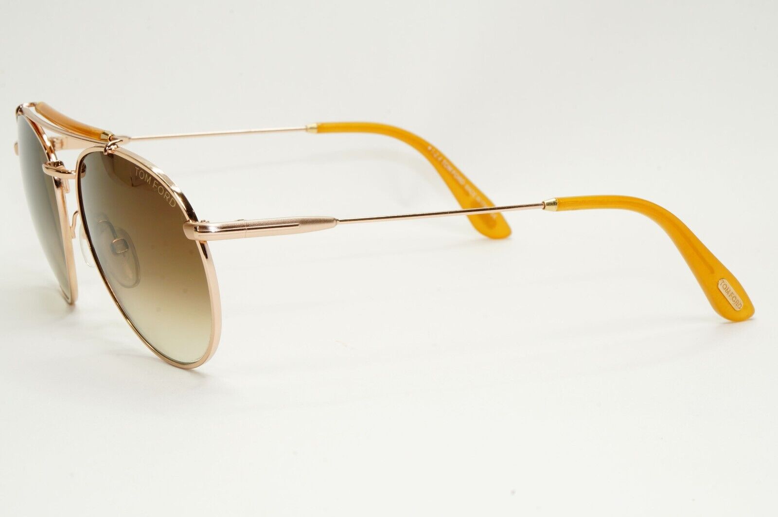 Tom Ford Sunglasses Colin Gold Brown Gradient Small Pilot TF 338 28F FT0338