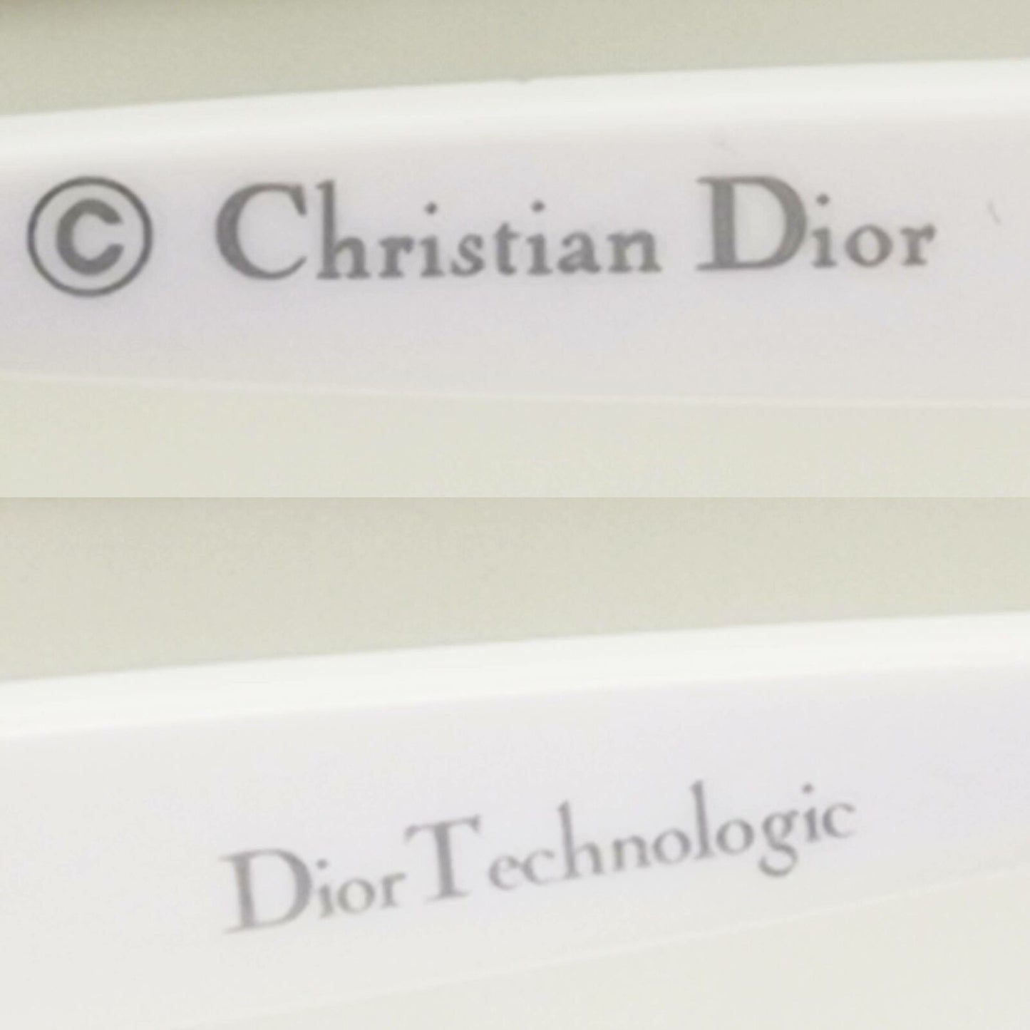 Authentic Dior Womens Sunglasses Flat Green Blue White Mirror Technologic TVCAF