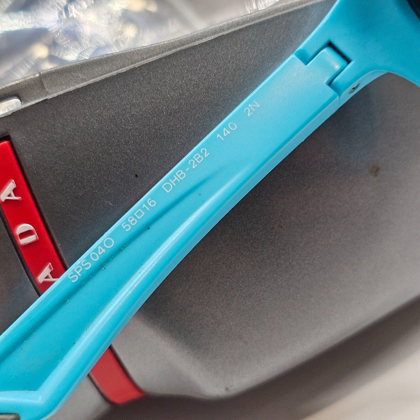Prada Sunglasses 2012 Rare Turquoise Blue Black PS04OS SPS 04O DHB-2B2 170125