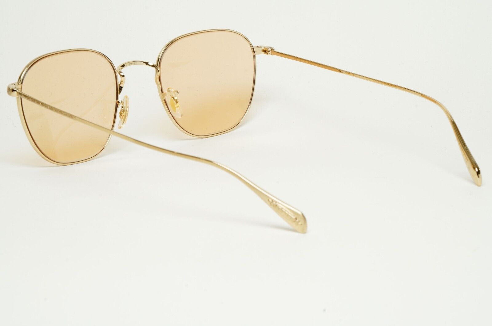 Oliver Peoples Sunglasses Clyne Gold Amber Yellow Dusk Beach OV 1305 5245 49mm