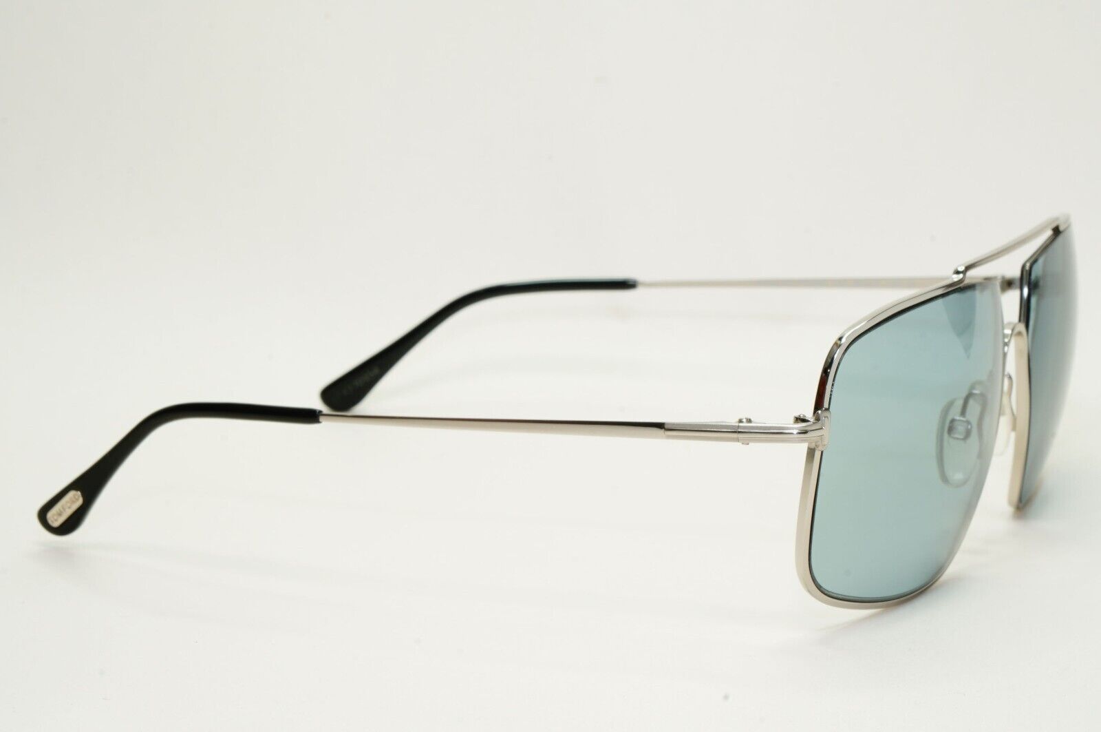 Tom Ford Sunglasses Aiden-02 Silver Mirror Square Navigator FT0585 TF 585 16A