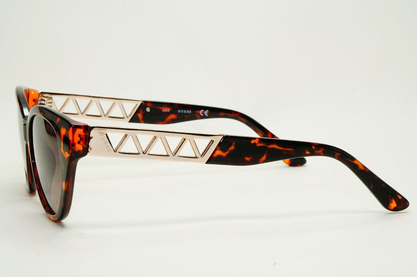 Guess Sunglasses Brown Gradient Tortoise Gold GU 7690 52F 301024