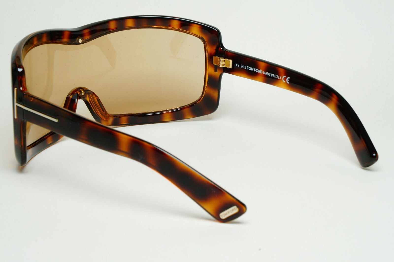 Tom Ford Sunglasses Olga Sunglasses Shield Ski Large Brown Tortoise TF 305 52J