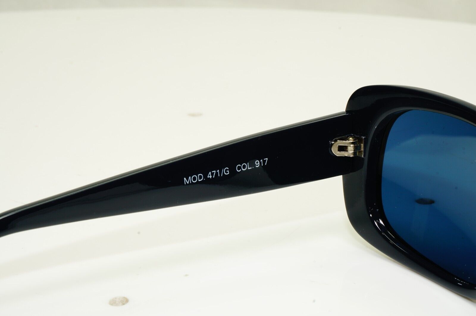 Gianni Versace Sunglasses Vintage 1996 Square Dark Blue MOD 471/G COL 917