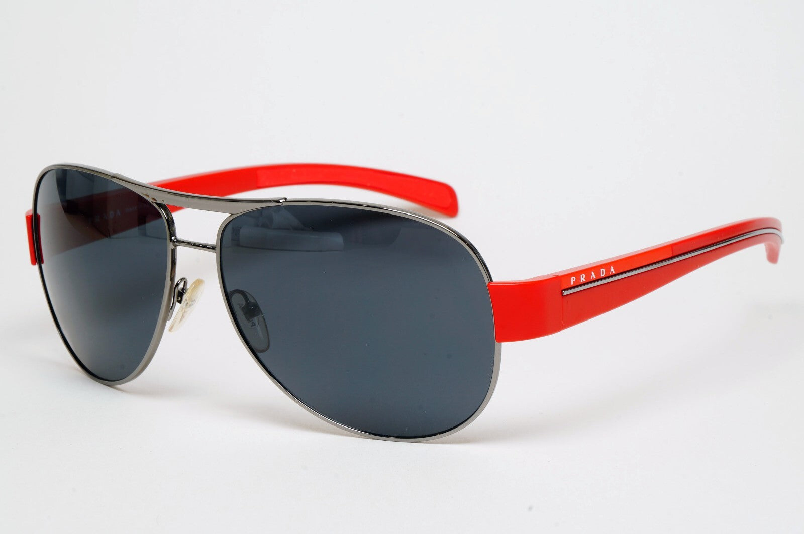 Prada Sunglasses 2010 Vintage Red Rossa Pilot PS51LS SPS 51L 6BF-1A1 62mm 070325