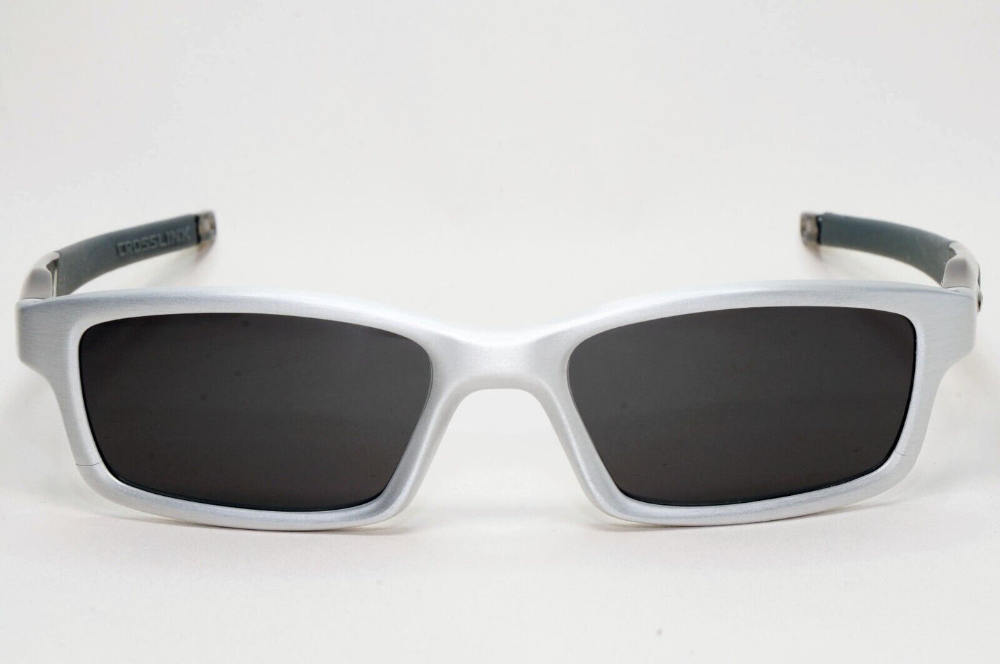 Oakley Sunglasses Crosslink Pro Aluminum Brushed Metal Frame Grey OX 3127 07