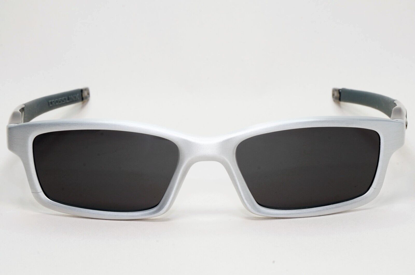 Oakley Sunglasses Crosslink Pro Aluminum Brushed Metal Frame Grey OX 3127 07
