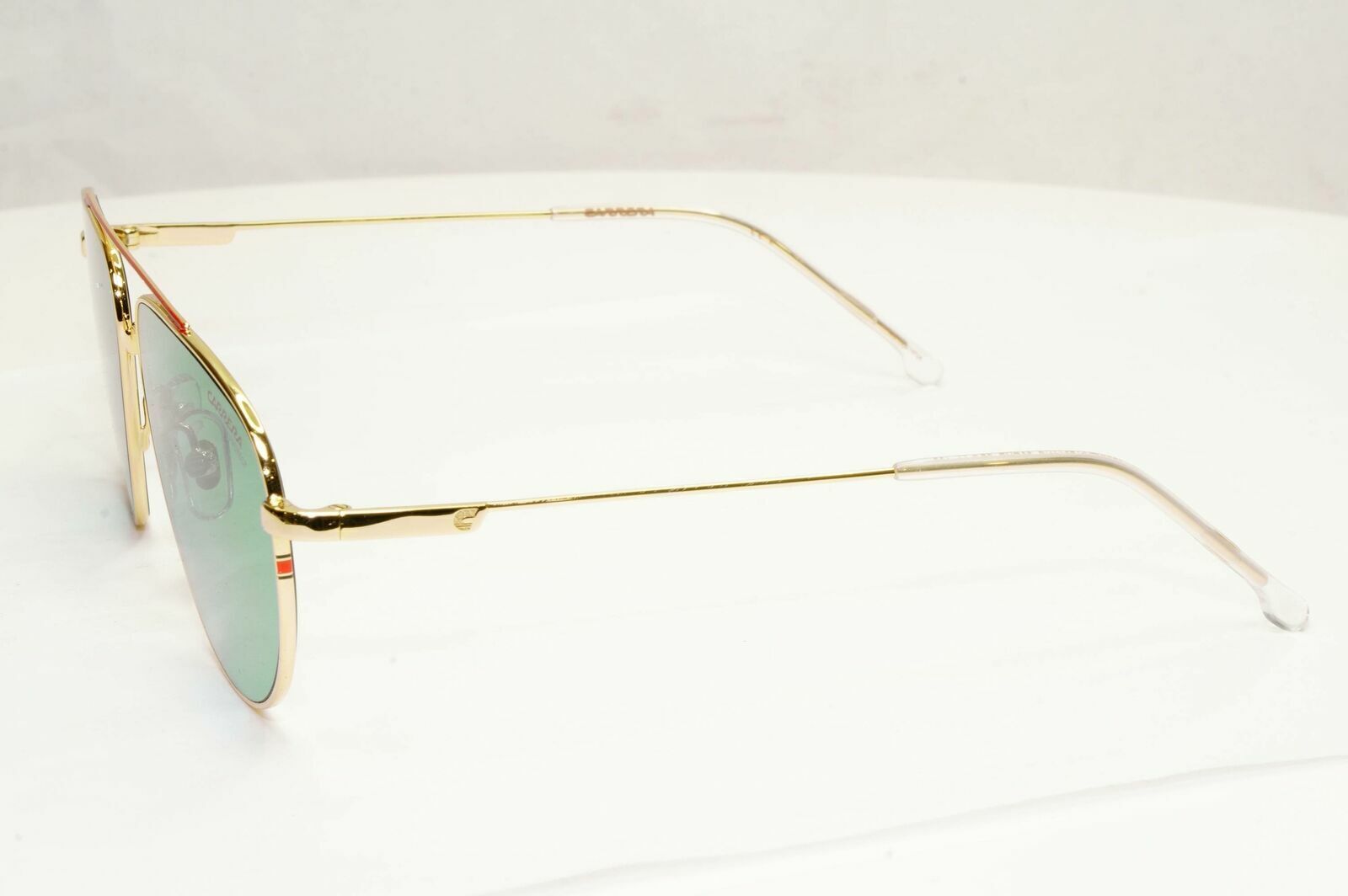Carrera Gold Sunglasses Mens Shiny Metal Green Pilot Mens  2014 T/S J5GKU