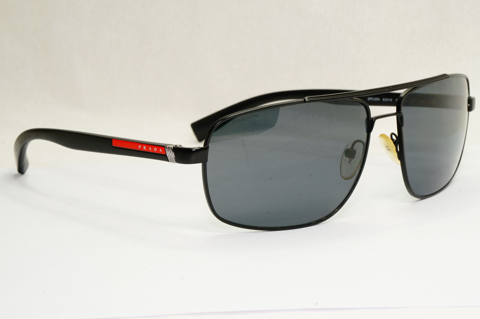 Prada Sunglasses 2011 Vintage Polarized Black Pilot PS55NS SPS 55N 1BO5Z1 180224