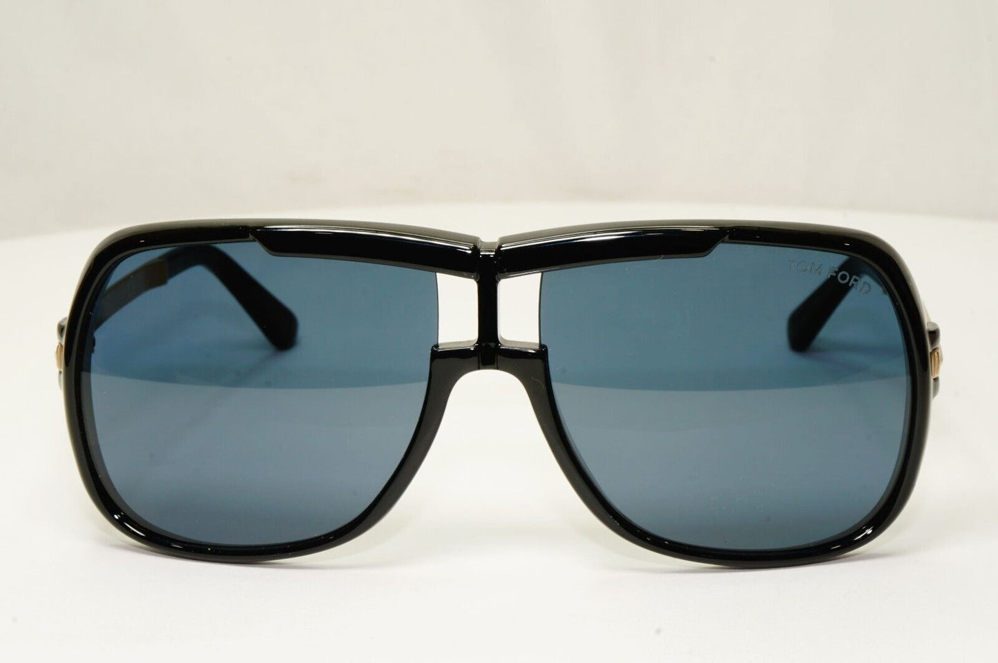 Tom Ford Sunglasses Caine Black Gold Grey Square Mens FT0800 TF800 01A 62mm