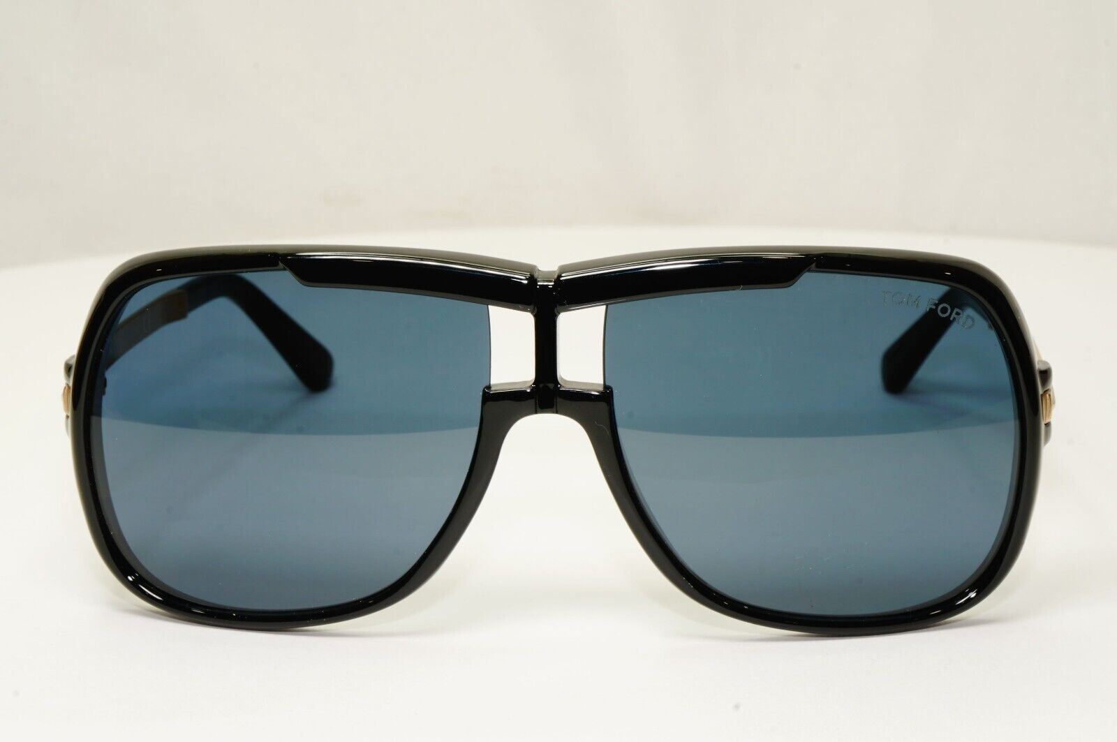 Tom Ford Sunglasses Caine Black Gold Grey Square Mens FT0800 TF800 01A 62mm
