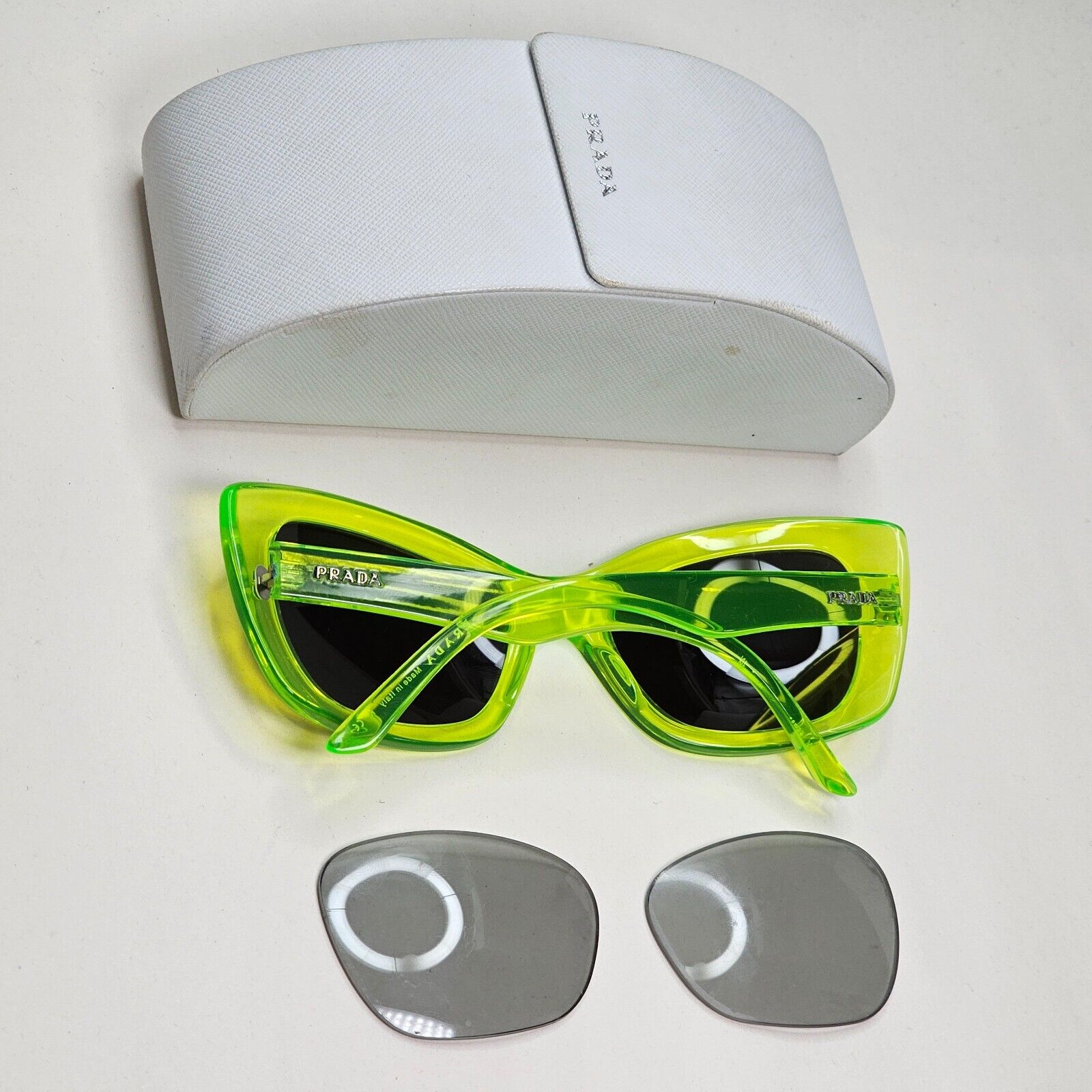Prada Sunglasses 2018 Fluorescent Green Yellow PR19MS SPR 19M ABI-RQ1 171024