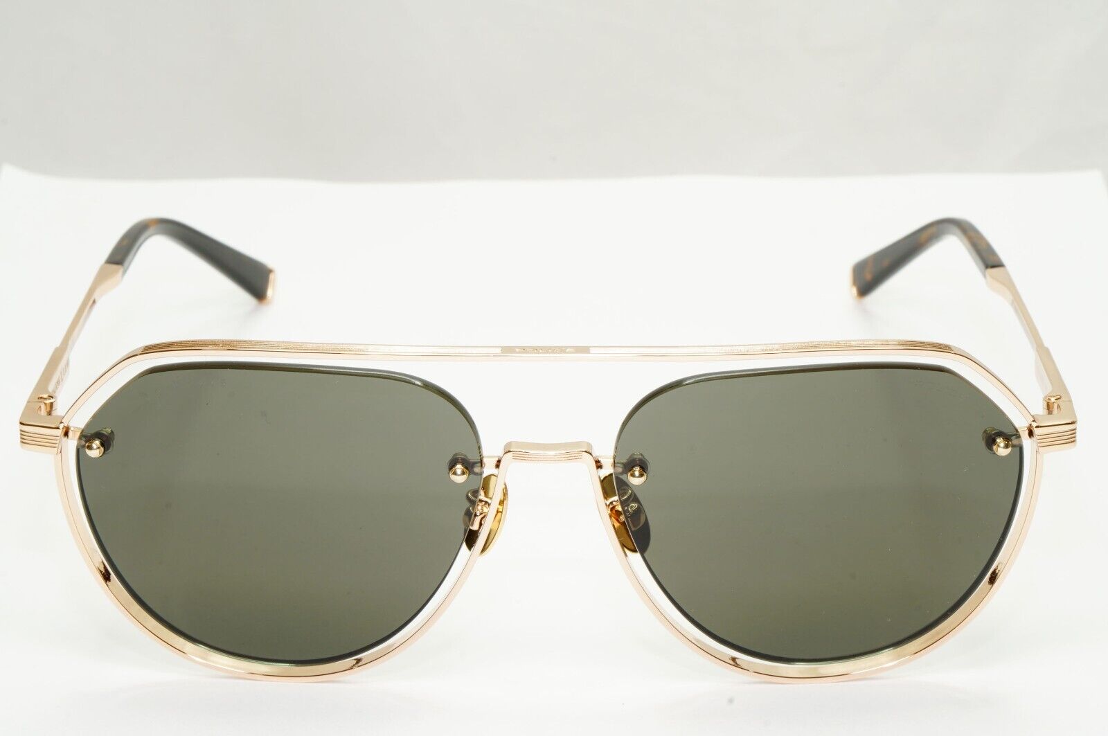 Police Lewis Hamilton F1 Sunglasses Gold Grey Metal Pilot SPL E17 COL 0300