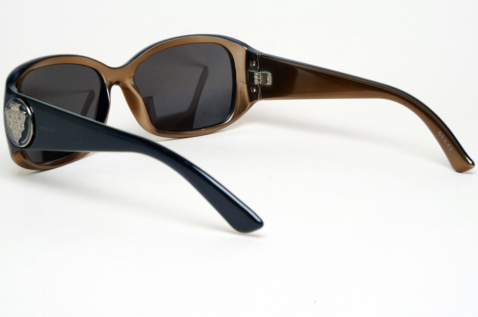 Gucci Sunglasses 2005 Vintage Dark Blue Black Square GG 3026/S OWB7V 56mm 060125