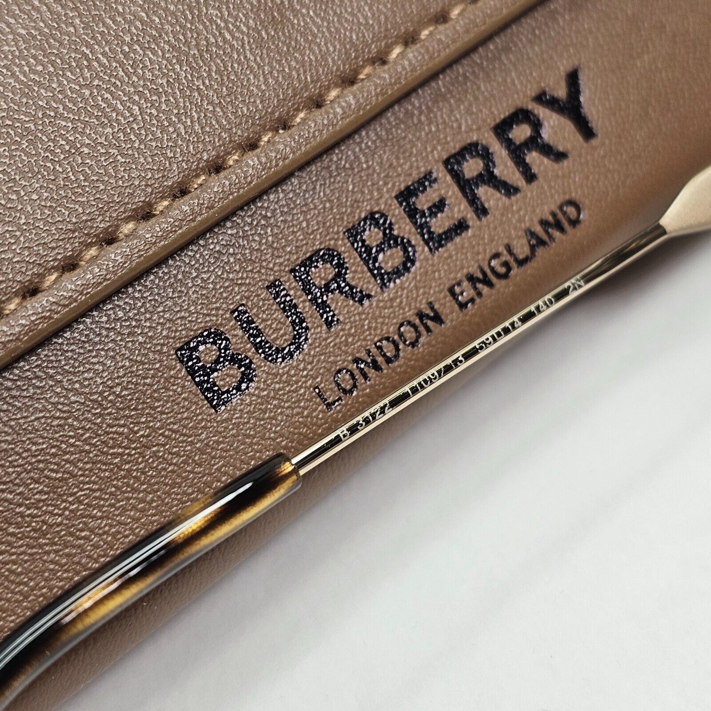 Burberry Sunglasses Gold Pilot Tara Metal Brown Gradient BE 3122 1109/13 59mm