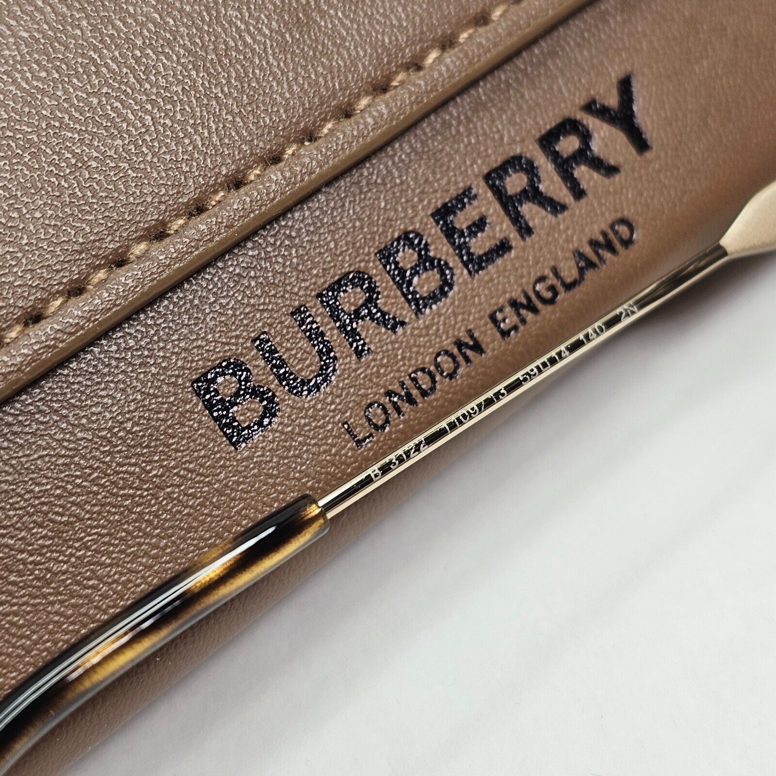 Burberry Sunglasses Gold Pilot Tara Metal Brown Gradient BE 3122 1109/13 59mm