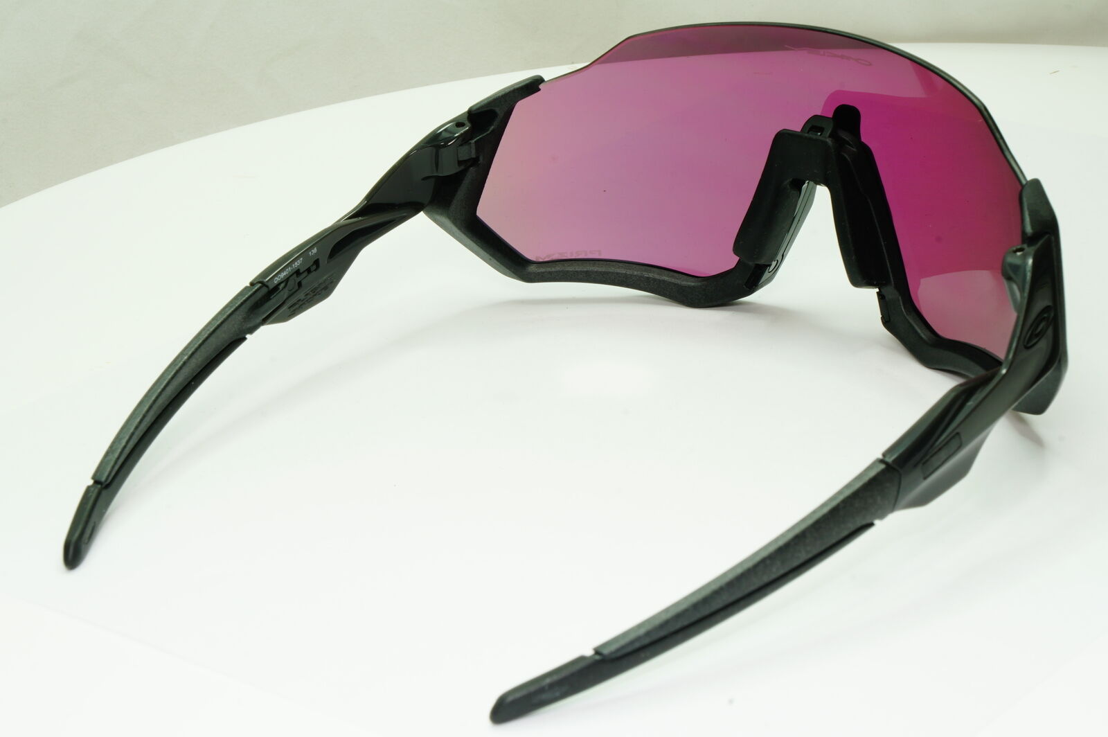 Oakley Flight Jacket Sunglasses Shield Steel Black Jade Prizm Road OO 9401 1537