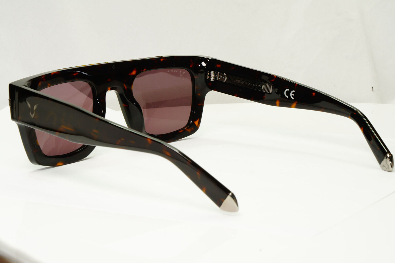 Police Lewis Hamilton F1 Sunglasses Dark Brown Havana Square SPL E13 COL 0722