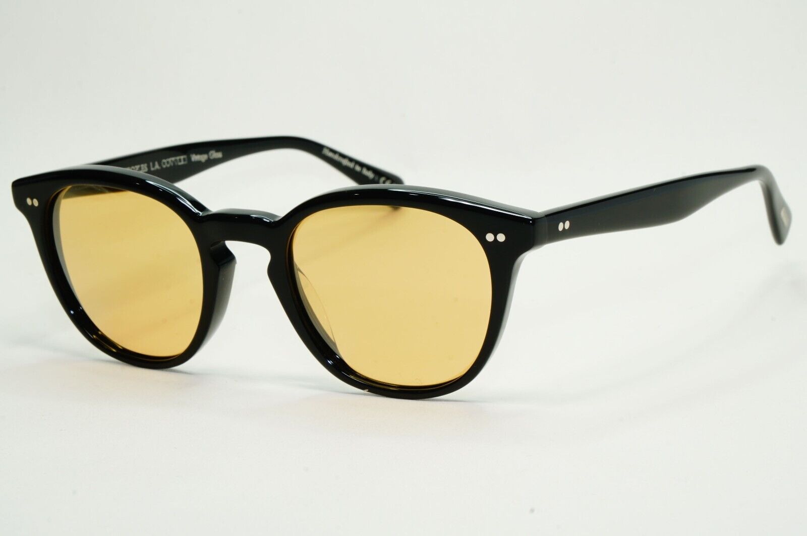 Oliver Peoples Desmon Sunglasses Black Yellow Mustard OV 5454SU 1005/0F 48mm