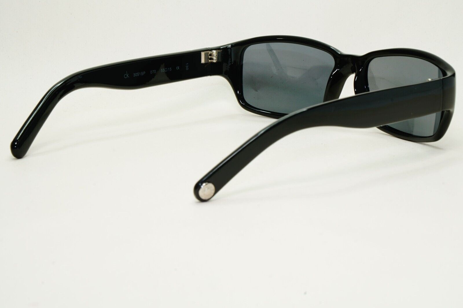 Calvin Klein Sunglasses 2005 Vintage Polarized Black Grey 3051SP 070 121124