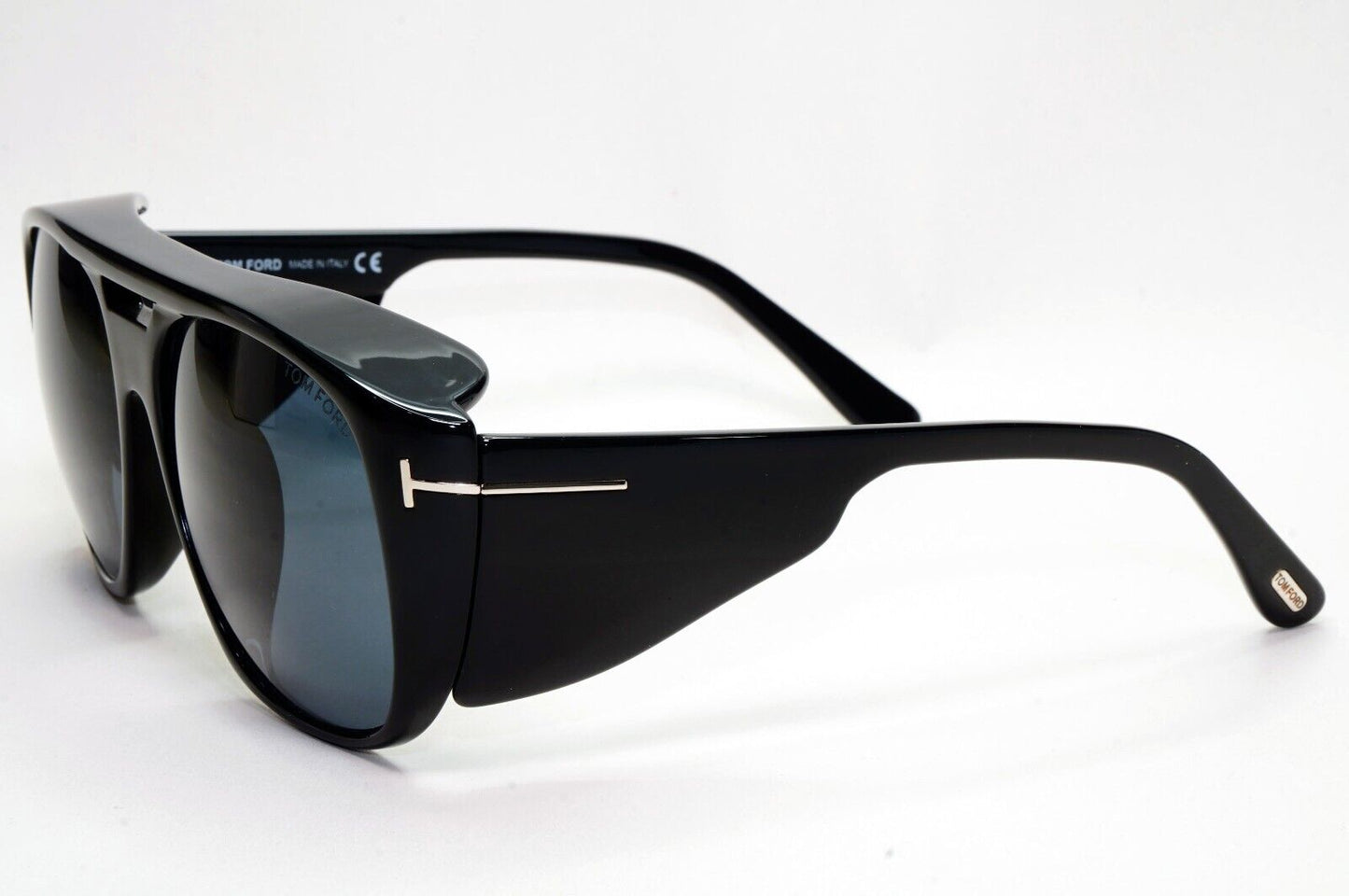 Tom Ford Sunglasses Fender Black Side Shields Square Large FT0799 TF 799 01A
