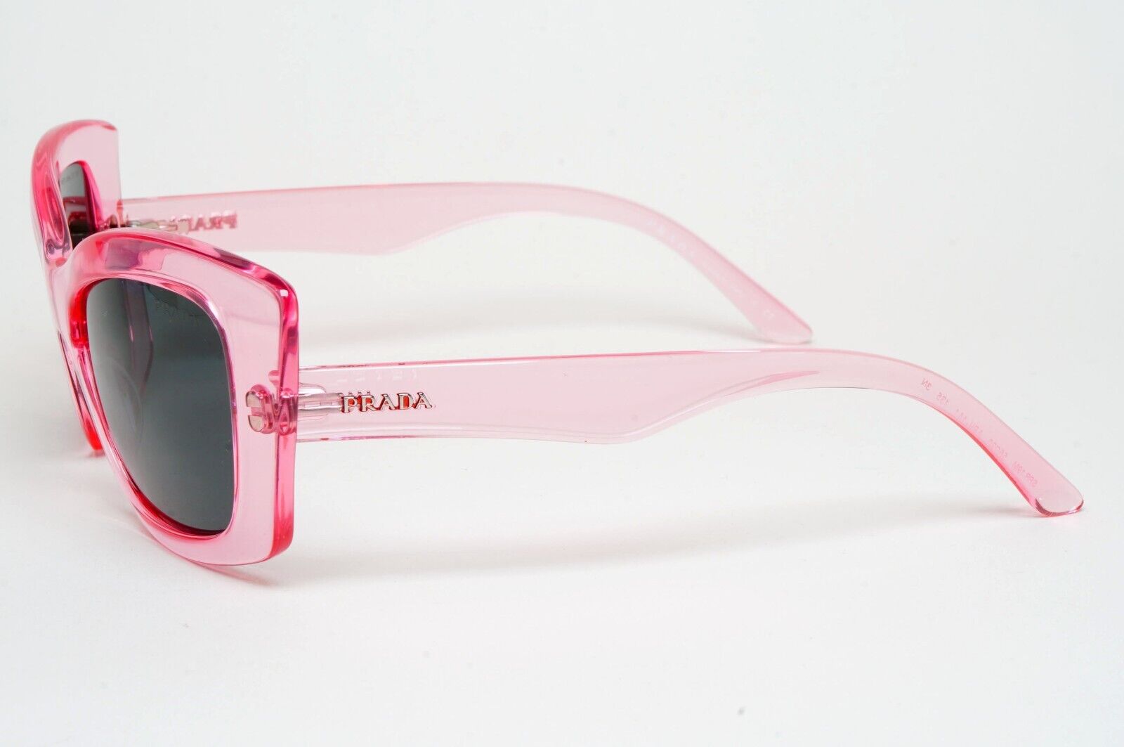 Prada Sunglasses 2018 Pink Transparent Cat Eye PR19MS SPR 19M ABH-1A1 060125