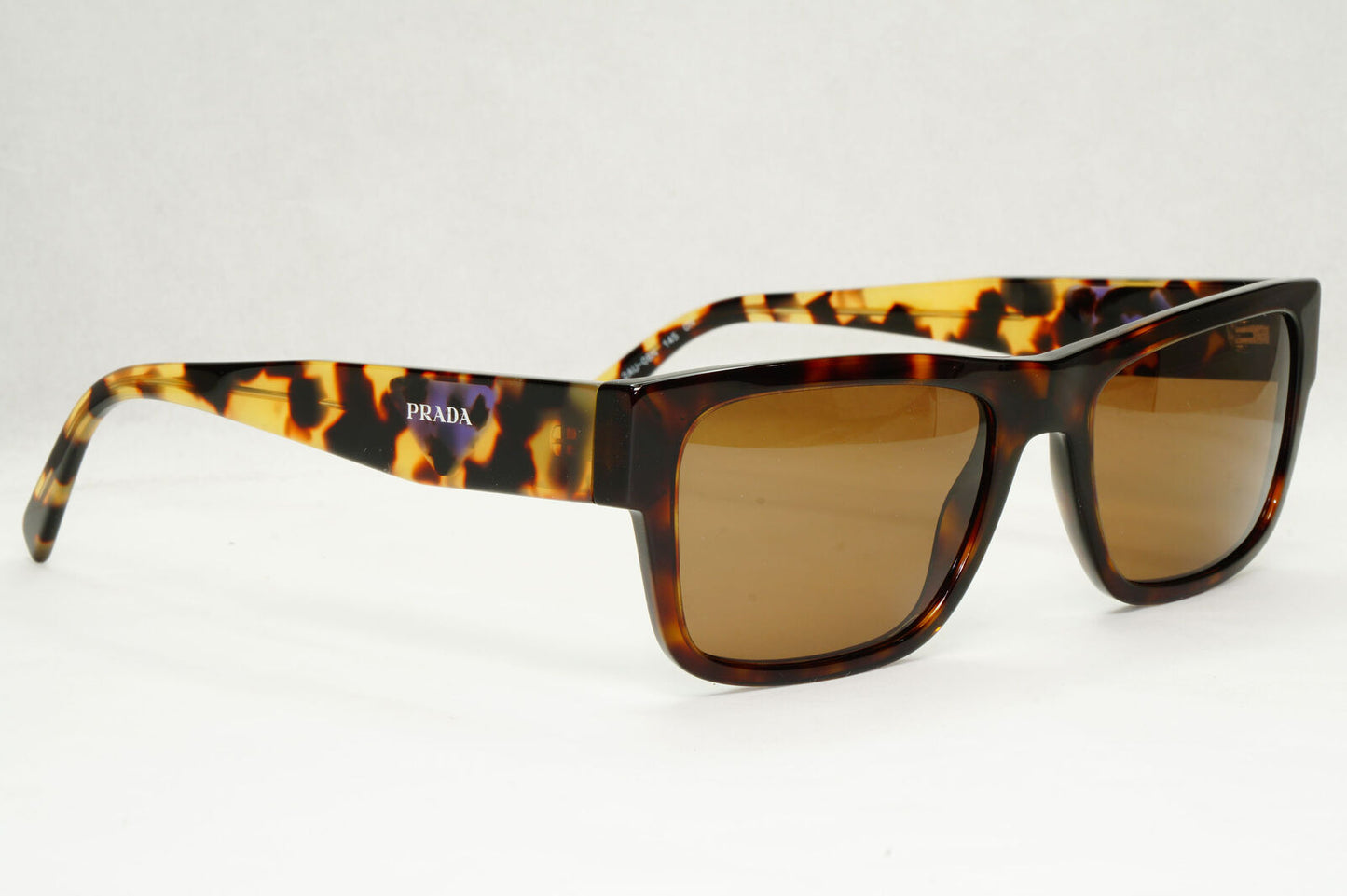 Prada Sunglasses Symbole Triangle Brown Havana Tortoise PR28YS SPR 28Y 2AU-08N