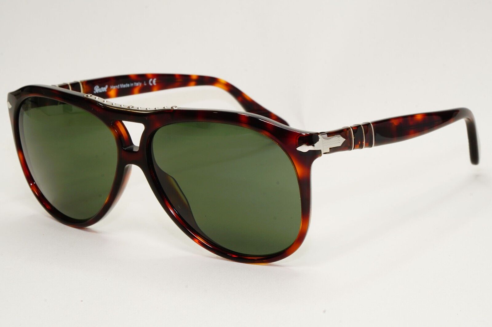 Persol Sunglasses 2011 Roadster Brown Tortoise Green Square 3008-S 24/31 58mm