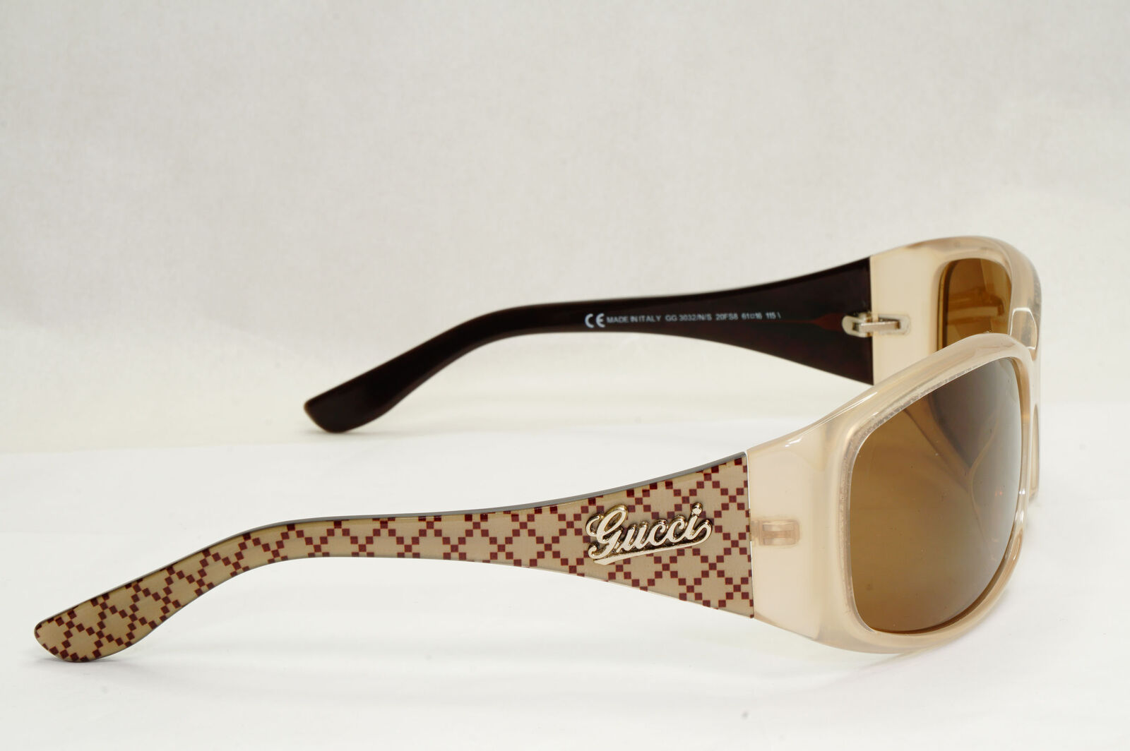 Gucci Sunglasses 2006 Vintage Monogram Unisex Square GG 3032/N/S 20FS8 060324