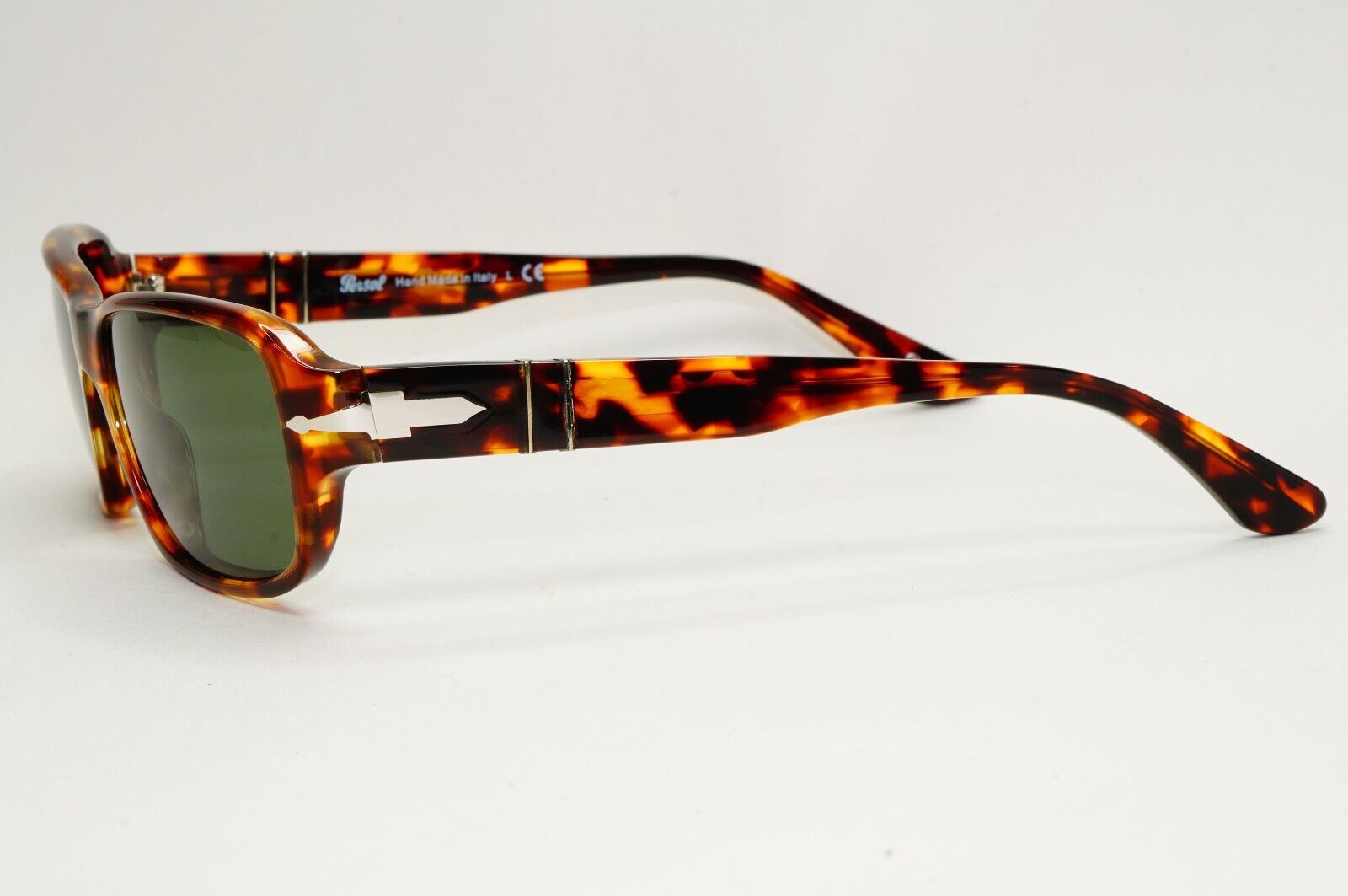 Persol Sunglasses 2012 Vintage Brown Tortoise Green Rectangle 2976-S 919/31 56mm