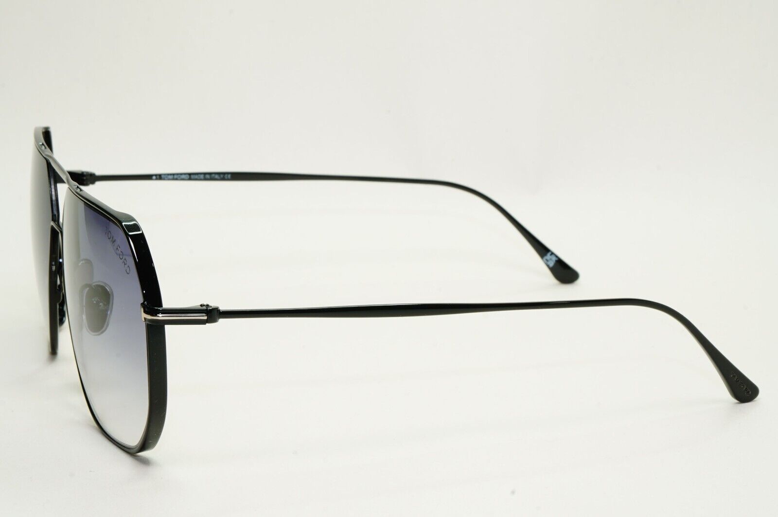 Tom Ford Sunglasses Gilles-02 Black Grey Metal Square FT0852 TF 852 01B 61mm