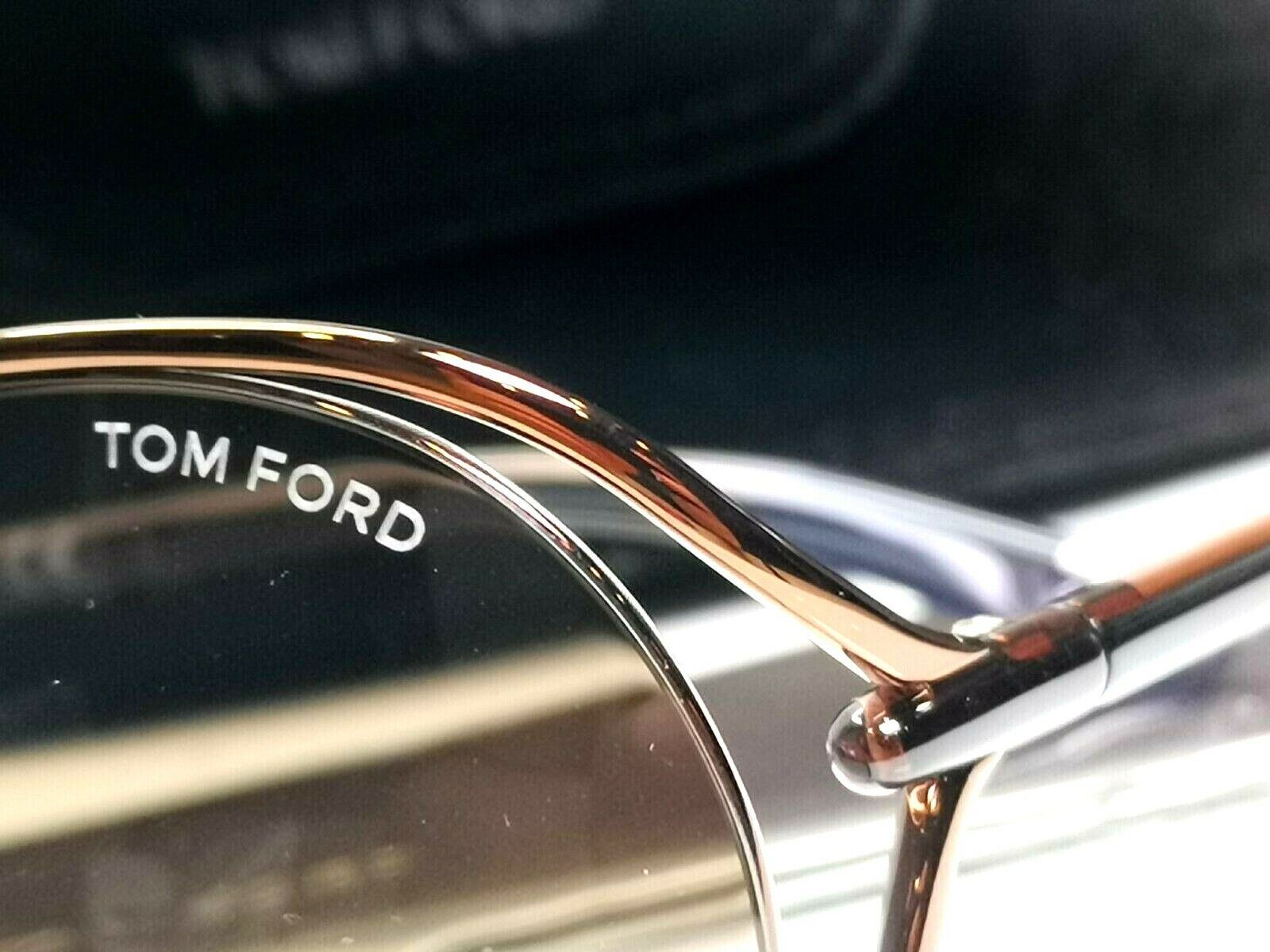 Authentic TOM FORD Womens Sunglasses Shiny Bronze Brown Carla TF157 48F 34462