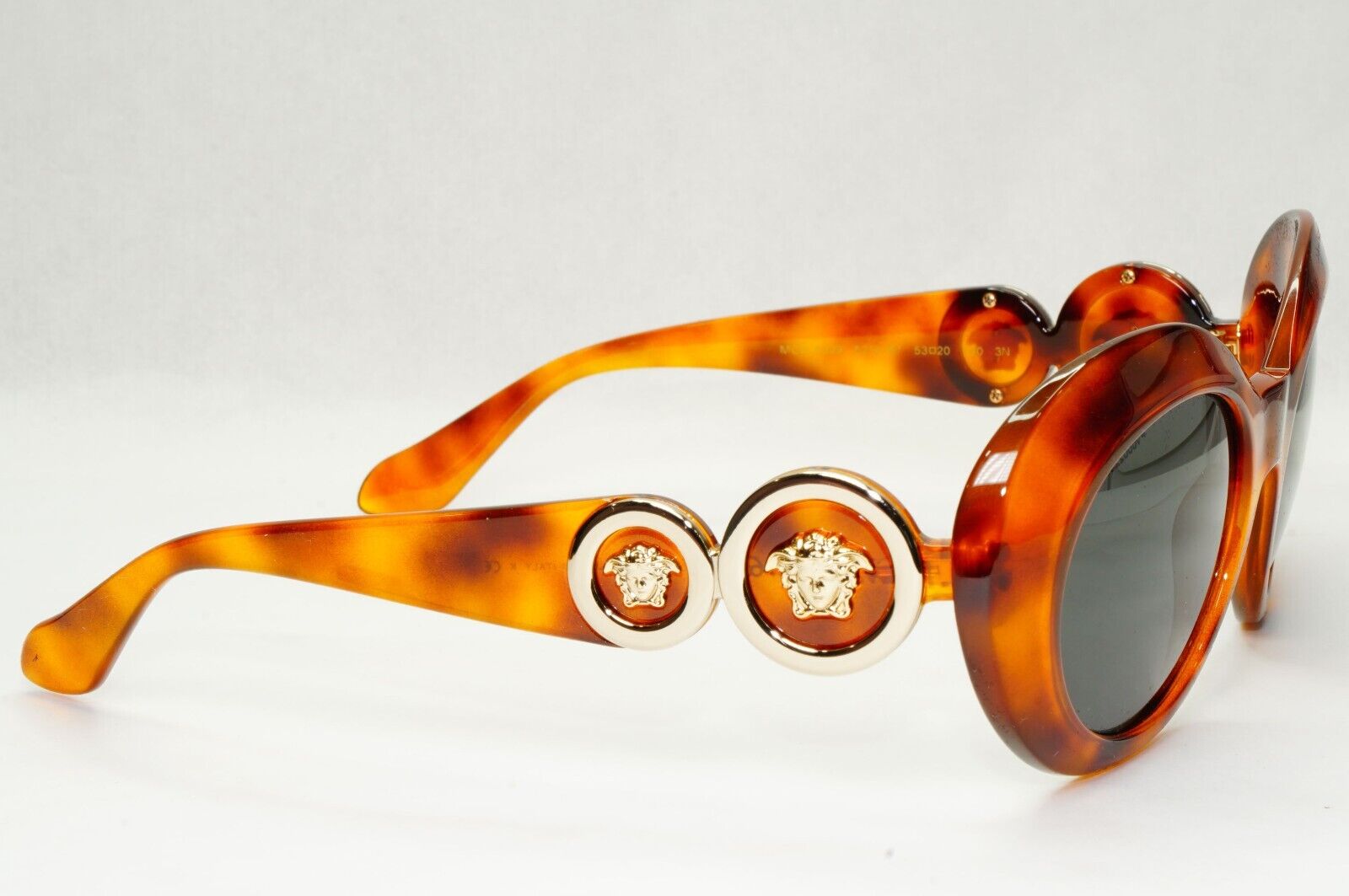 Versace Sunglasses Brown Gold Medusa 96 Tribute Collection MOD VE 4329 5214/87
