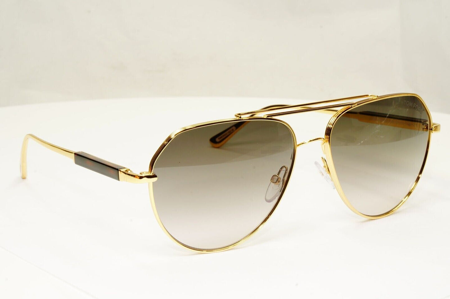 Tom Ford Sunglasses Gold Pilot Metal Brown Andes FT0670 TF 670 30B [b] 38157
