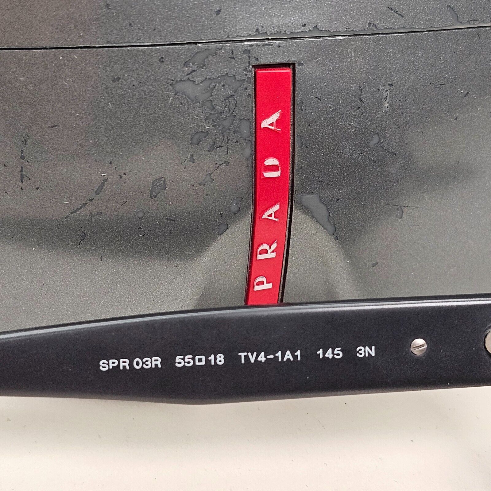 Prada Sunglasses 2013 Brushed Grey Dark Black PR03RS SPR 03R TV4-1A1 55mm 021124
