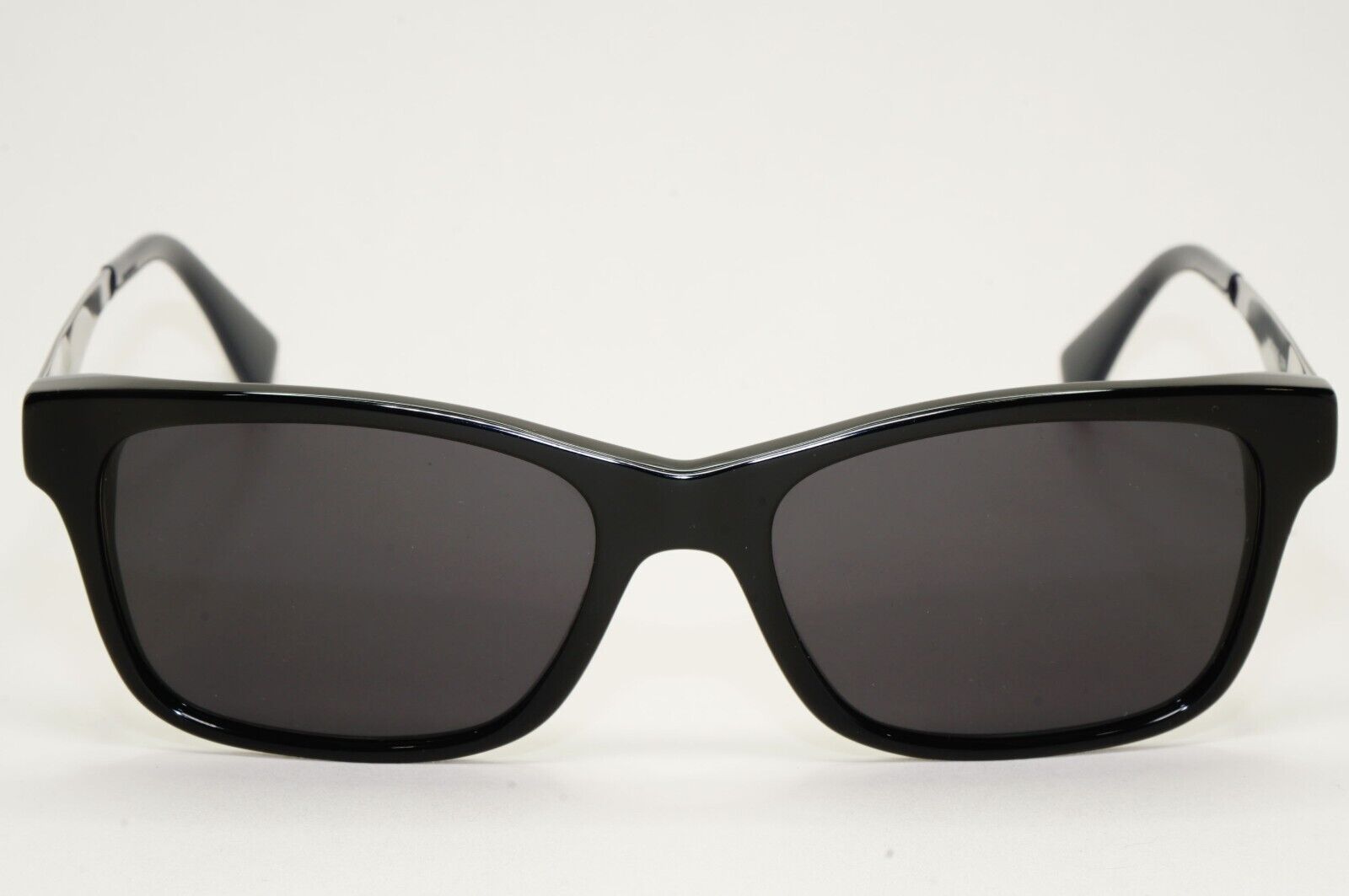 Versace Sunglasses Black Silver Blue Square Rectangle MOD VE 3245 5238 55mm