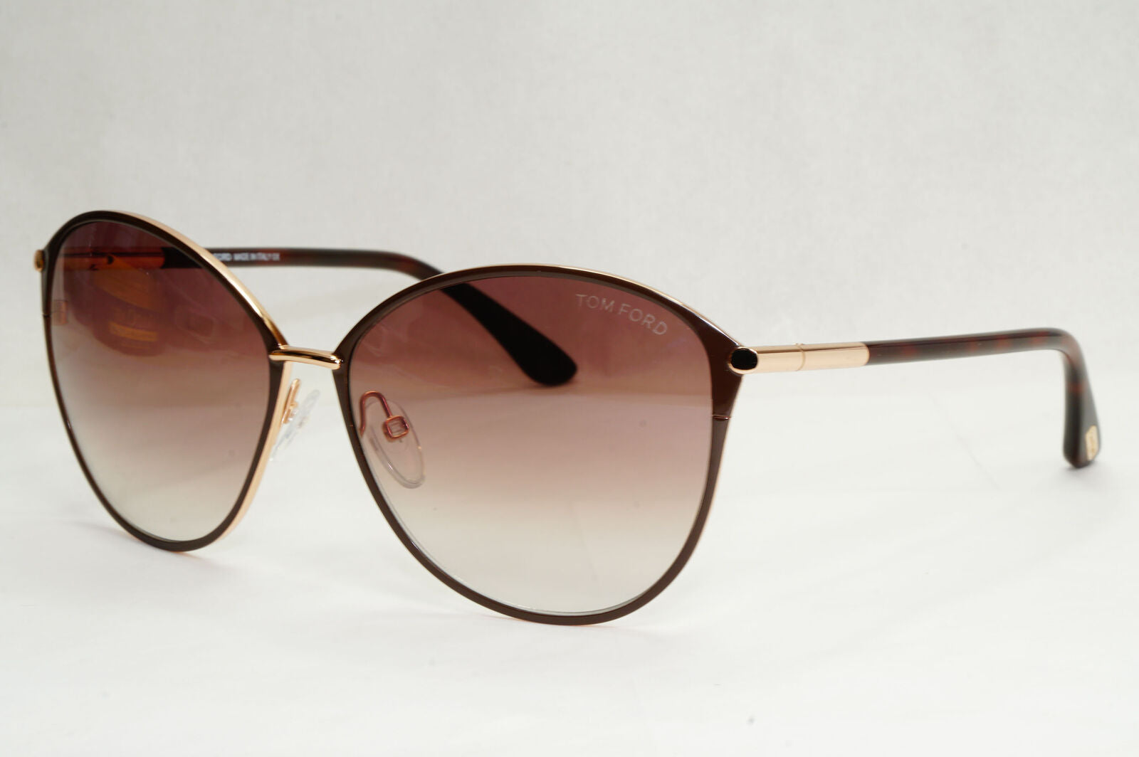 Tom Ford Sunglasses Penelope Gold Brown Gradient FT0320 TF 320 28F 59mm