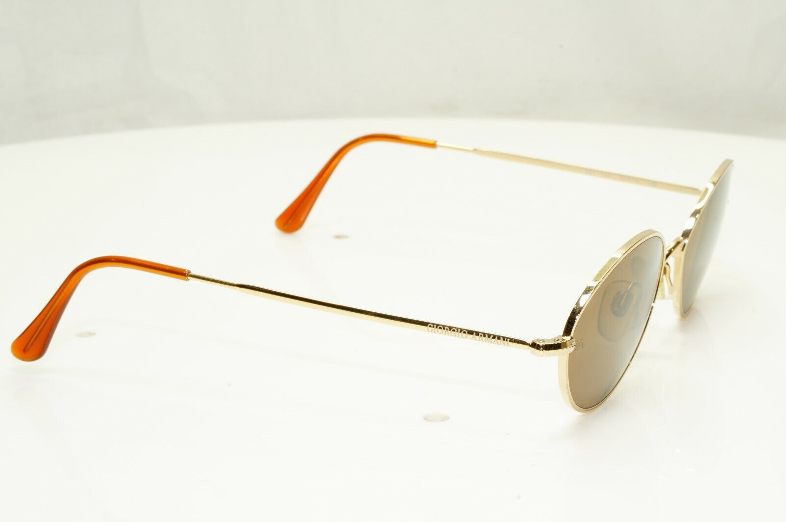 Authentic Giorgio Armani 1997 Vintage Sunglasses Metal Gold Mens Womens 221 743