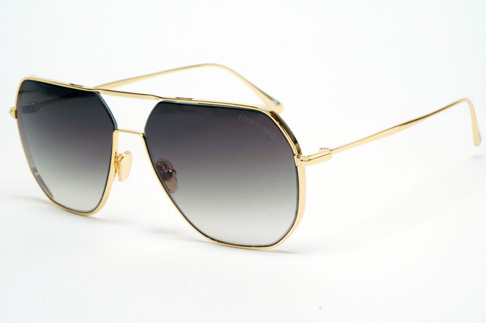Tom Ford Sunglasses Gilles-02 Gold Grey Navigator FT0852 TF 852 30B 59mm