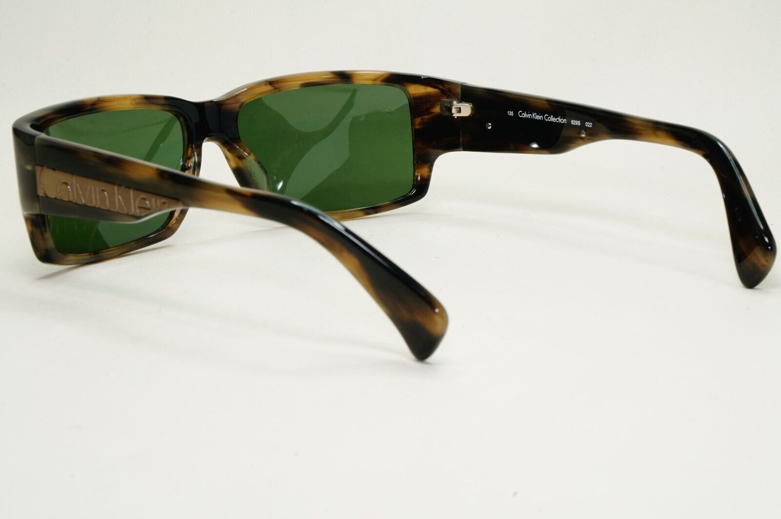 Calvin Klein Sunglasses 2005 Vintage Brown Green Square 829S 022 121124