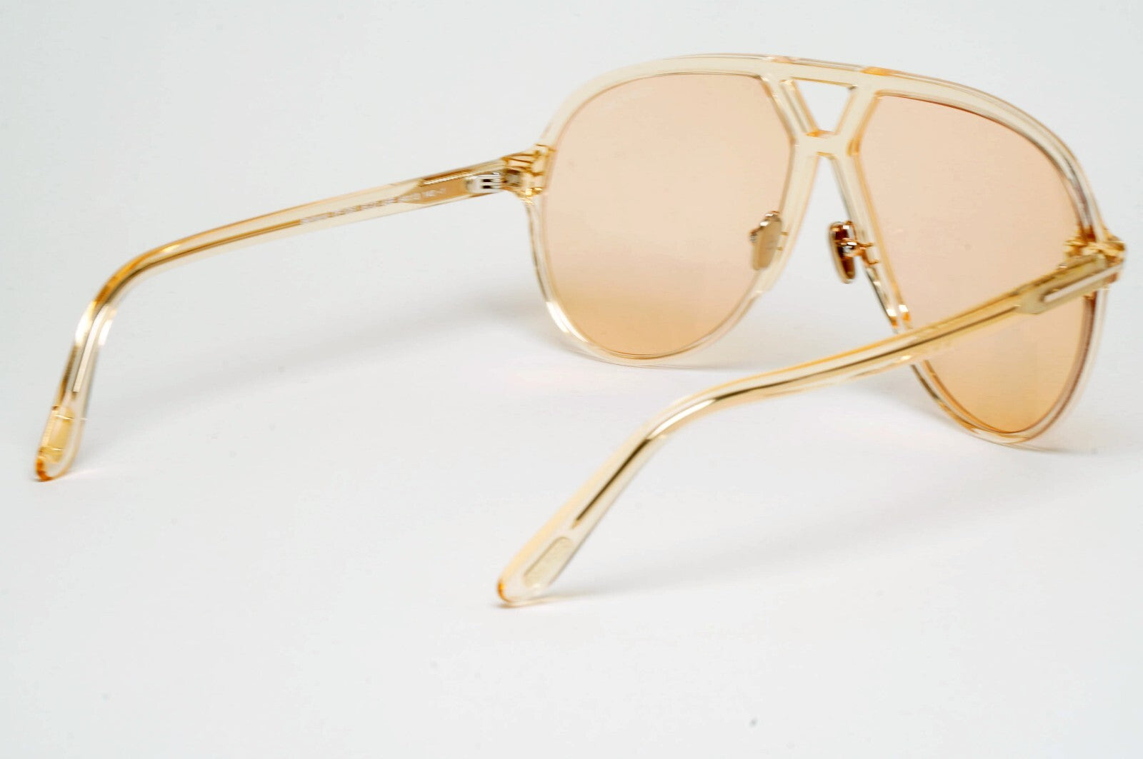 Tom Ford Sunglasses Bertrand Honey Light Brown Transparent FT1061 TF 1061 45E