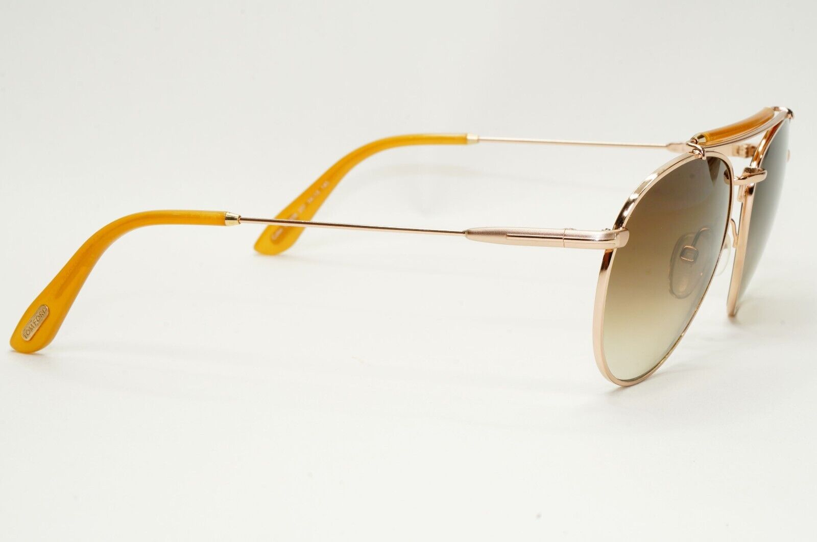 Tom Ford Sunglasses Colin Gold Brown Gradient Small Pilot TF 338 28F FT0338